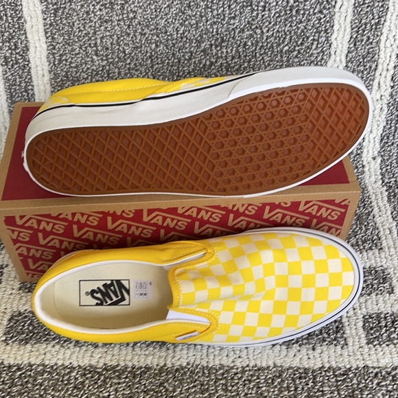 Vans Classic Slip-On Checkerboard Cybrylwtrwt MENS - Picture 4 of 16